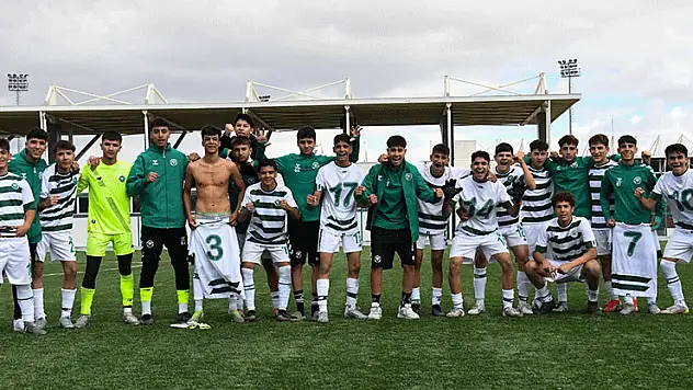Konyaspor U15 de farklı kazandı