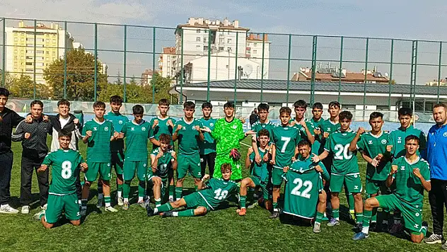 Konyaspor U16, Selçuklu'yu 2 golle devirdi