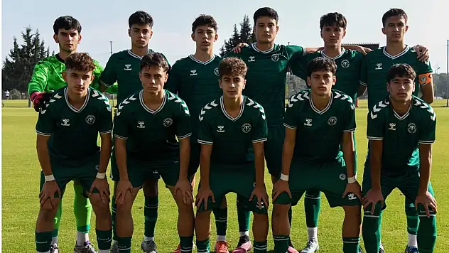 Konyaspor U16'dan zirve yarışında kritik kayıp