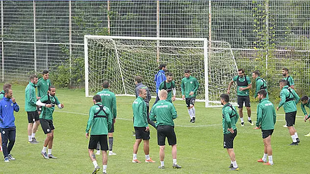 Konyaspor'un sabah antrenmanı