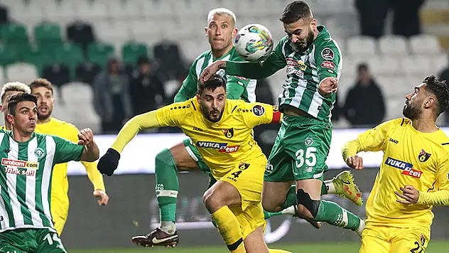 KONYASPOR YEDİ KEZ BEYAZ NOKTAYA GİTTİ