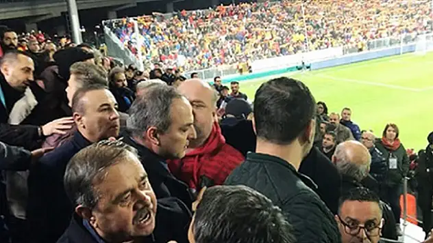 Konyaspor yöneticilerine saldıran kişi tespit edildi