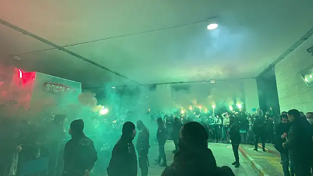 Konyaspor'a coşkulu karşılama 
