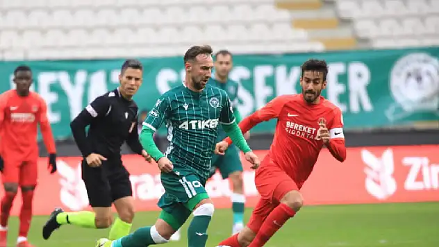 Konyaspor'da 22 isim forma giydi