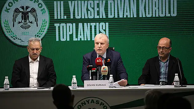 Konyaspor'da 3. Yüksek Divan Kurulu toplantısı yapıldı