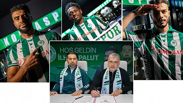 Konyaspor'da 9 imza! 1 teknik adam değişikliği