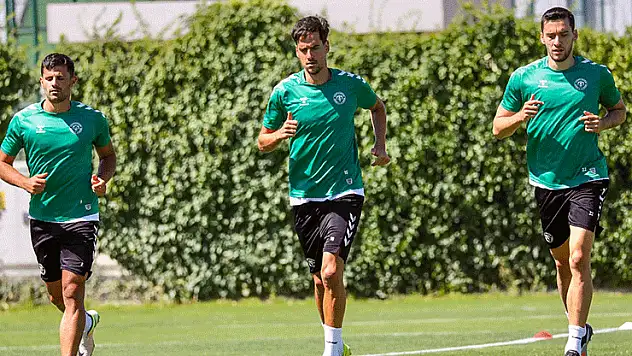 Konyaspor'da çift antrenman