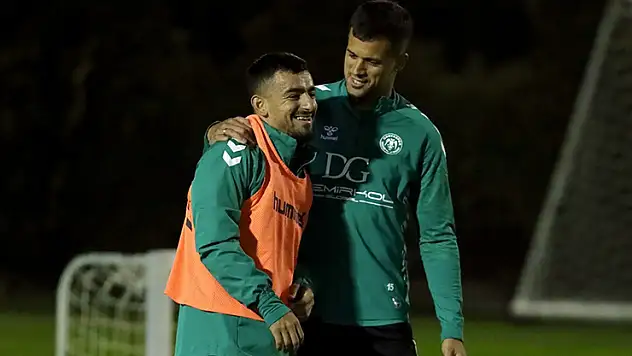 Konyaspor'da çift antrenman