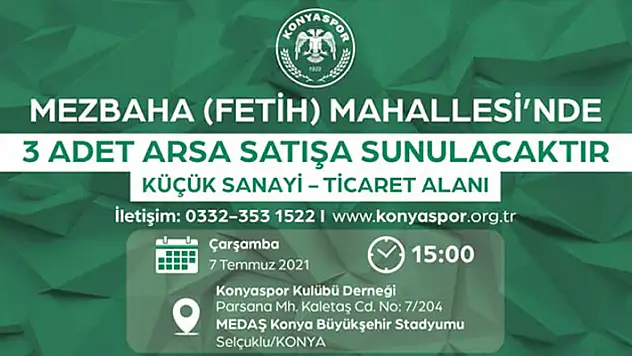 Konyaspor'da ihale günü 