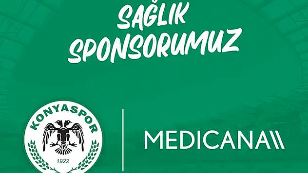 Konyaspor'da sağlıkta Medicana, sırtta Aksa