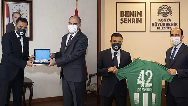 Konyaspor'dan protokol ziyaretleri
