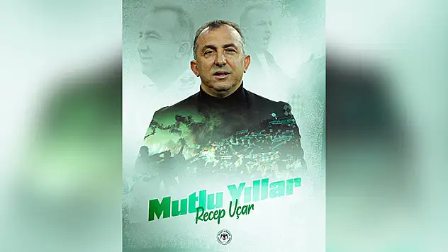 Konyaspor'dan Uçar'a kutlama