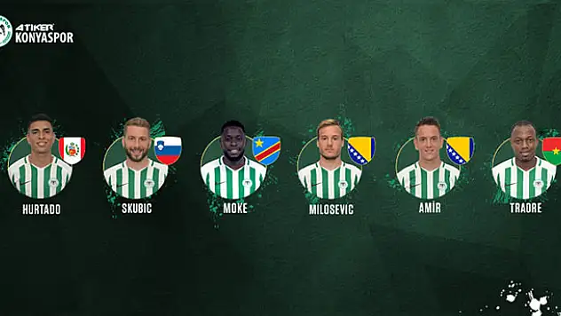 Konyasporlu 6 oyuncuya milli davet