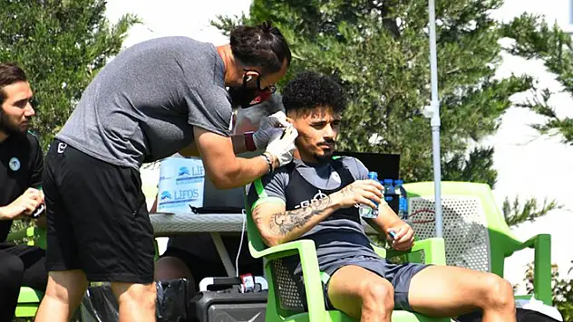 Konyasporlu futbolcular performans testinden geçti
