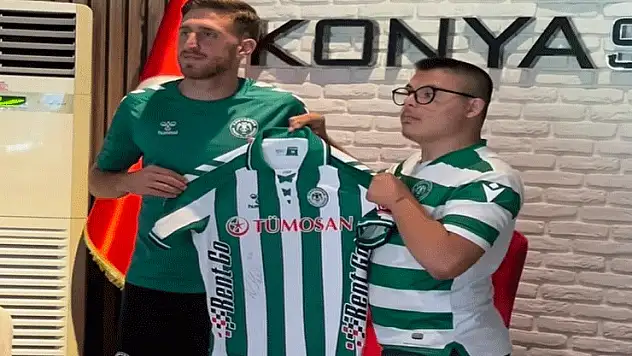 Konyasporlu Melih gönülleri fethetti