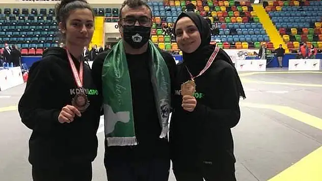 Konyasporlu tekvandocular milli takımda 
