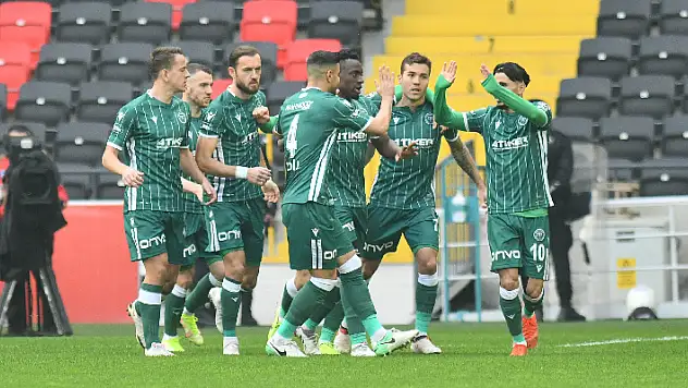 Konyaspor'un gollerine 13 futbolcu imza attı