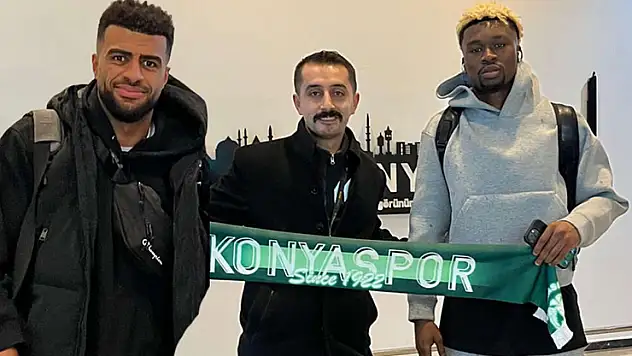 Konyaspor'un yeni transferleri geldi