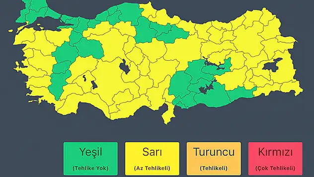 Konya'ya kuvvetli sağanak ve kar yağışı uyarısı