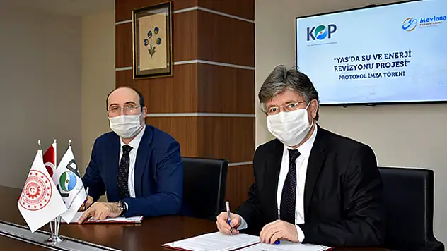 KOP bölgesindeki su ve enerji verimliliğini artırmayı hedefleyen proje için imzalar atıldı