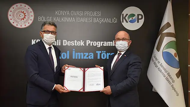KOP İdaresi ve Selçuk Üniversitesi arasında protokol! Prof. Dr. Aksoy: 'Üretimin öncüsü olmayı hedefliyoruz'

