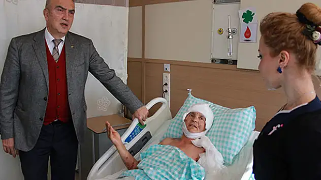 Köpeklerin saldırdığı kadının tedavisi Konya'da sürüyor