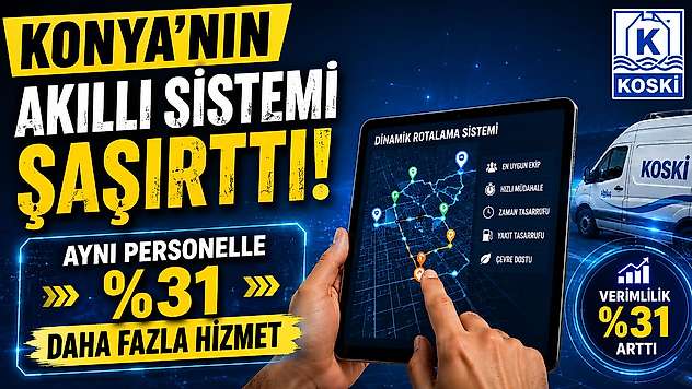 KOSKİ'den devrim gibi sistem!