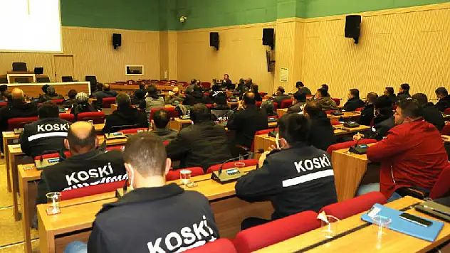 KOSKİ'den personele mobil saha iş emri yazılımı eğitimi
