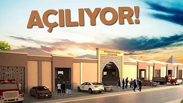Kovanağzı kapalı pazar yeri açılıyor