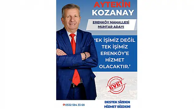 Kozanay: Konya'nın en güzel mahallesi Erenköy olacak