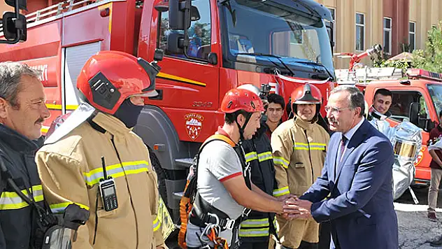 KSO Başkanı Kütükcü'den itfaiyecilere ziyaret