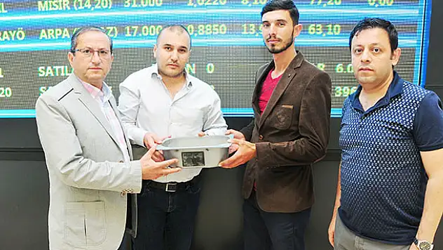 KTB'de ilk mahsul arpa satıldı