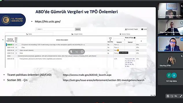 KTO Dış Ticaret Merkezi tarafından 'Amerika Pazarına Giriş ve Fırsatlar' webinarı gerçekleştirildi
