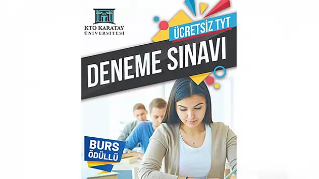 KTO Karatay Üniversitesinden ücretsiz ödüllü TYT deneme sınavı