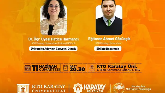 KTO Karatay Üniversitesinden YKS semineri
