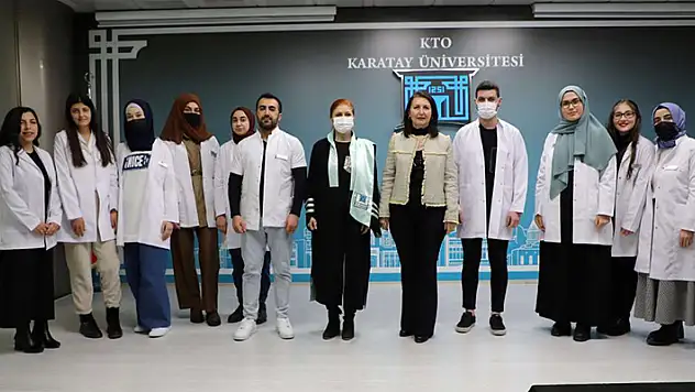 KTO Karataylı diyetisyen adayları beyaz önlüklerini giydi
