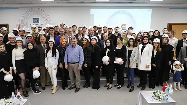 KTO Karataylı inşaat mühendisleri, mesleğe ilk adımını attı

