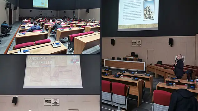 KTÜN'de ahşap yapı malzemeleri eğitimi verildi