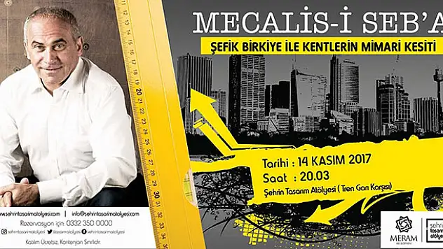 Külliye'nin mimarı Şefik Birkiye Konya'ya geliyor