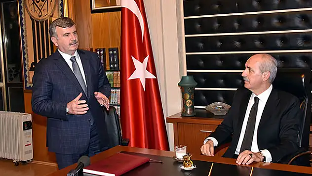 Kültür ve Turizm Bakanı Kurtulmuş'tan Başkan Akyürek'e Ziyaret
