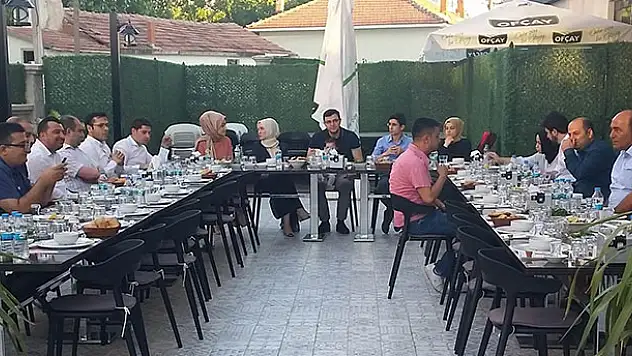 Kulu Adliyesi personelinden veda yemeği