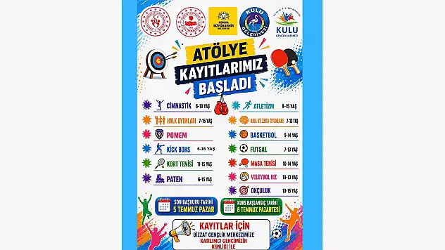 Kulu Belediyesinden çocuklara davet