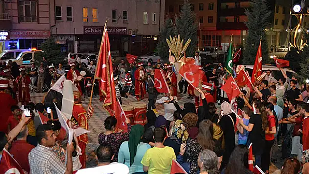 Kulu'da 15 Temmuz yürüyüşü yapıldı
