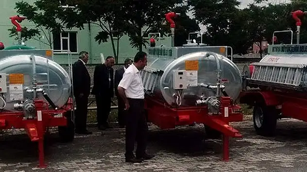 Kulu'da 4 Mahalleye Yangın Söndürme Tankeri Teslim Edildi
