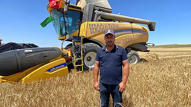 Kulu'da arpa ve buğday hasadı başladı