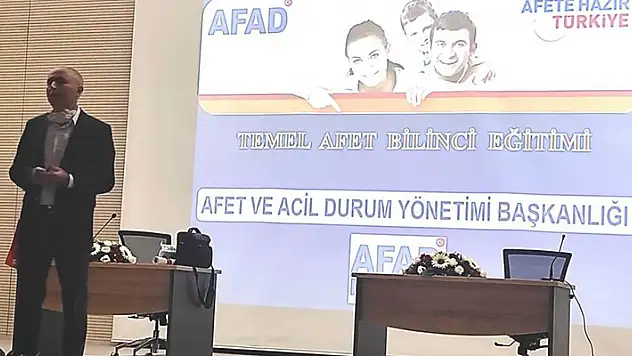 Kulu'da din görevlilerine temel afet bilinci eğitimi verildi
