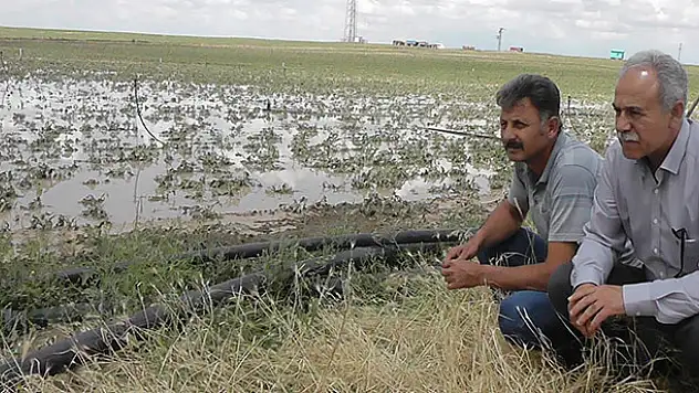 Kulu'da dolu yağışı sonrası hasar tespiti yapıldı