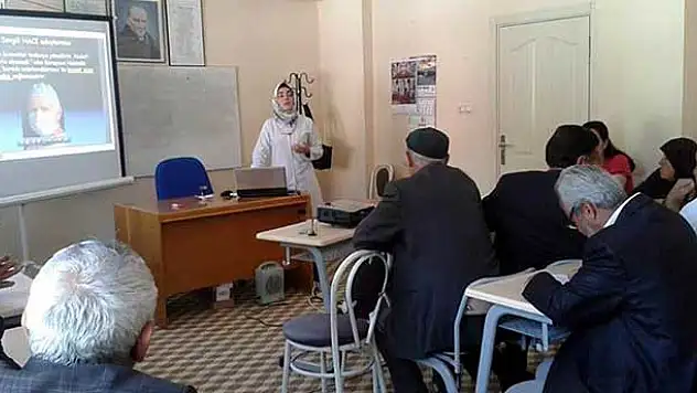Kulu'da Hacı adaylarına Sağlık konusunda seminer