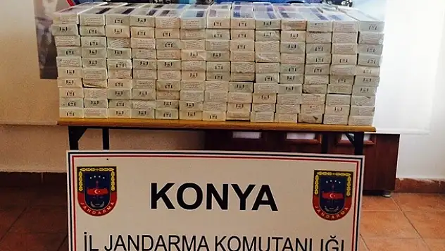 Kulu'da Jandarmadan Kaçak Sigara Operasyonu