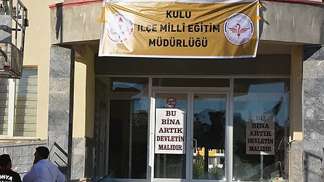 Kulu'da kapatılan dershane Milli Eğitime devredildi